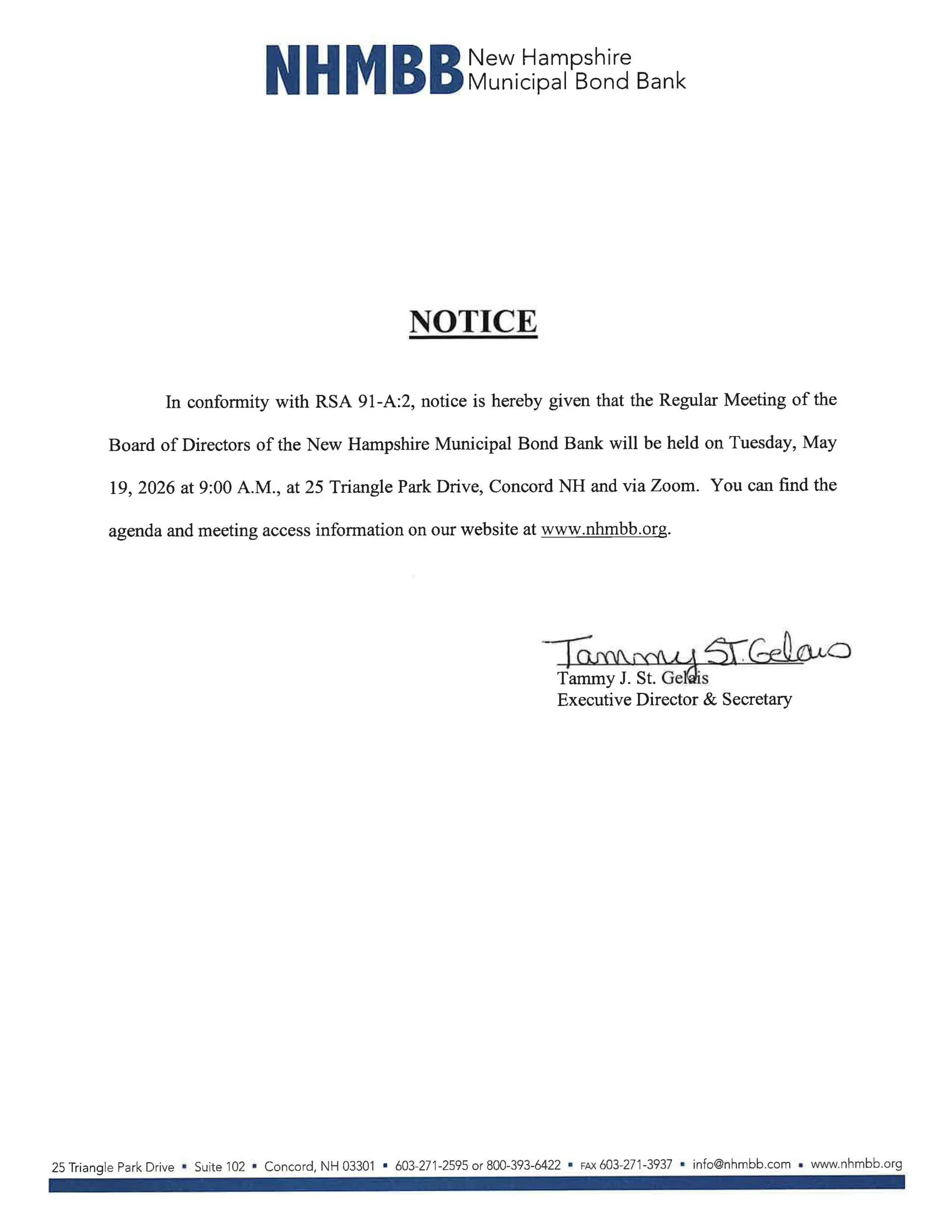 Notice519 NHMBB Board Meeting Notice PDF Preview